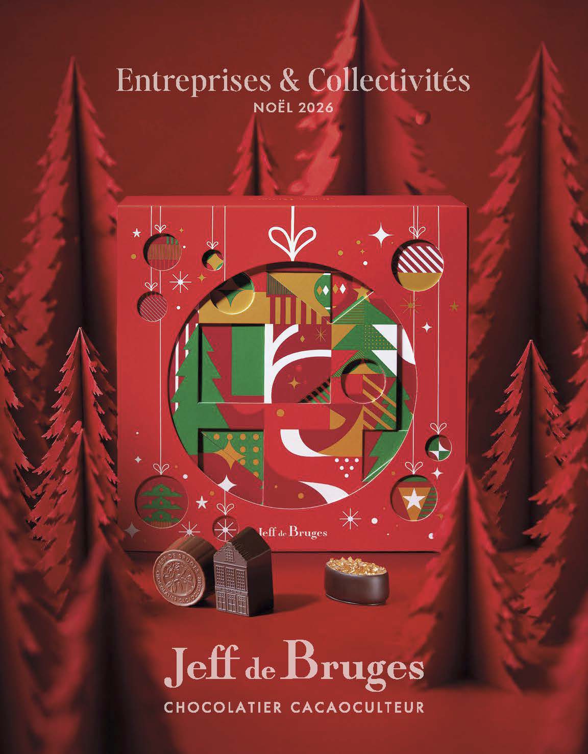 Commande chocolats de Noël Jeff de bruges
